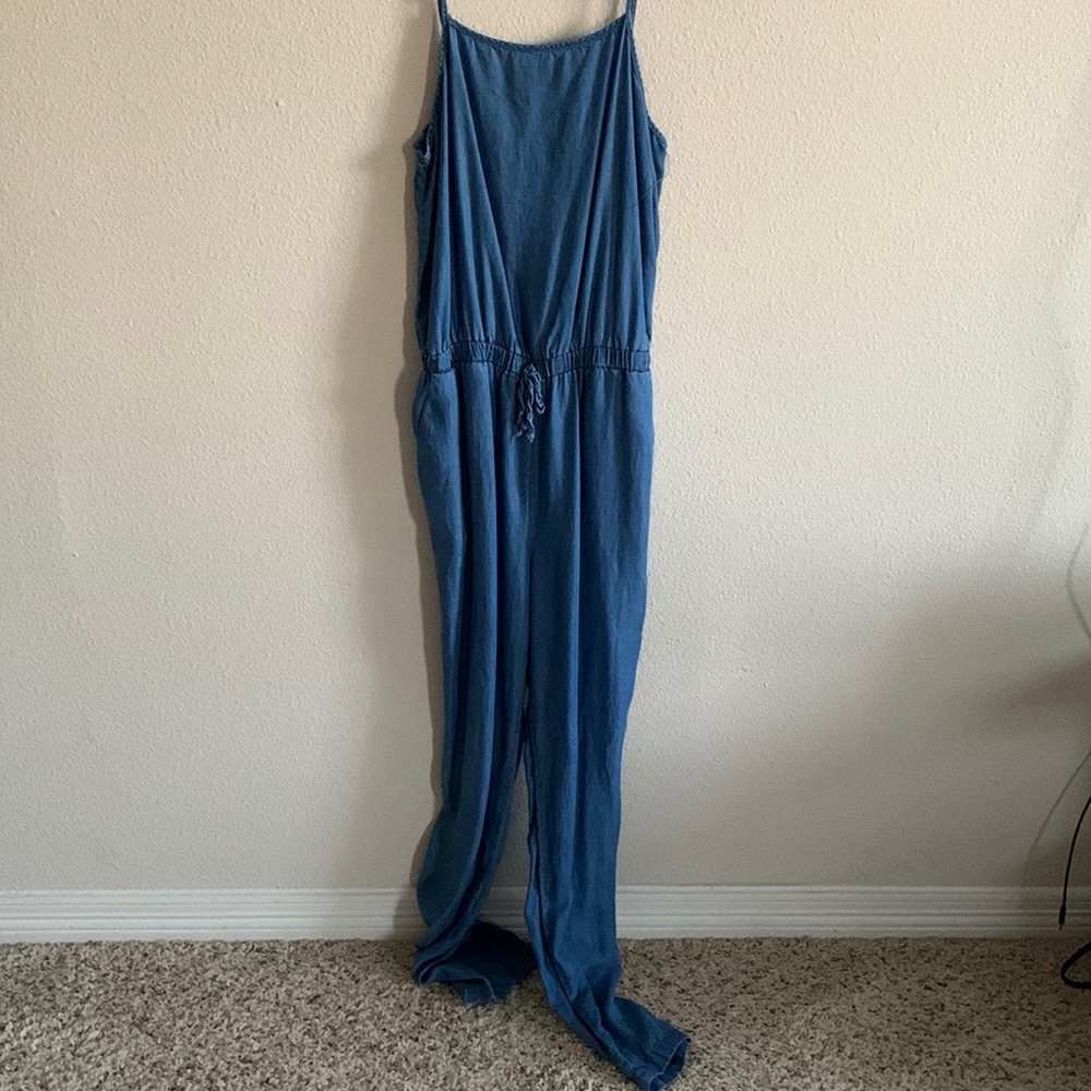Woman’s Denim Pants Romper